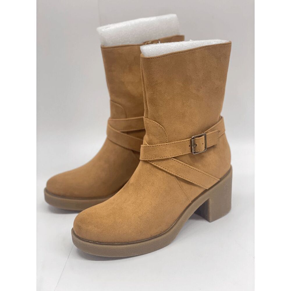 Style & Co Women's Bessiee Ankle Booties - Tan 11M